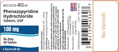 phenazoyridine hydrochloride tablet, 100 mg - phenazoyridine hydrochloride tablet 100 mg