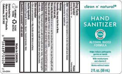 clean-01.jpg PRINCIPAL DISPLAY PANEL - 59 mL Bottle Label - clean 01