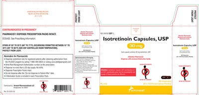 30mg Carton (Isotretinoin Capsules Usp Absorica 10)