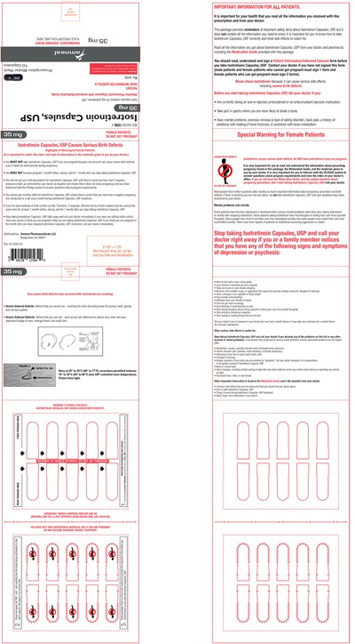 35 mg Blister (Isotretinoin Capsules Usp Absorica 11)