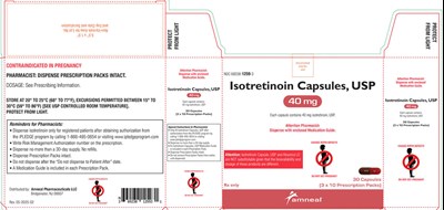 40mg Carton (Isotretinoin Capsules Usp Absorica 14)