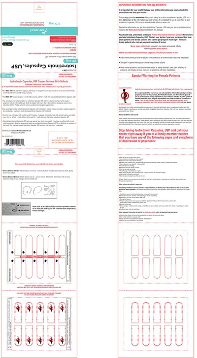 25 mg Blister (Isotretinoin Capsules Usp Absorica 7)