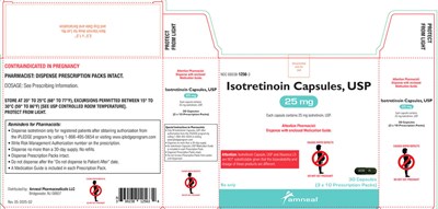 25mg Carton (Isotretinoin Capsules Usp Absorica 8)