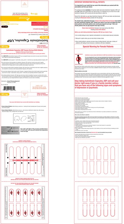 30 mg Blister (Isotretinoin Capsules Usp Absorica 9)