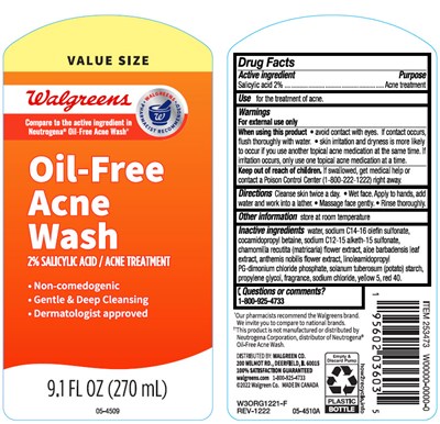 walgreens-01.jpg PRINCIPAL DISPLAY PANEL - 270 mL Bottle Label - walgreens 01