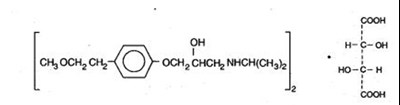 Image Description (Metoprolol Tartrate Os Structure)