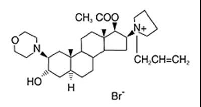 Structural Formula Rocuronium Bromide (Rocuronium 01)