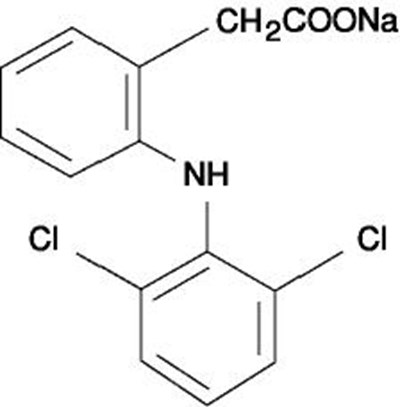 Structural Formula (Diclofenac Sodium Extended Release Tablets Usp 1)