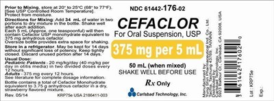 cef-375-50.jpg 375mg per 5mL Bottle Label - 50mL - cef 375 50