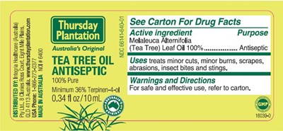 Tea Tree Antiseptic Oil 10 mL (Teatreeoil10ml)