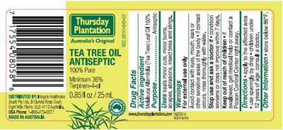 Tea Tree Antiseptic Oil 25 mL (Teatreeoil25ml)
