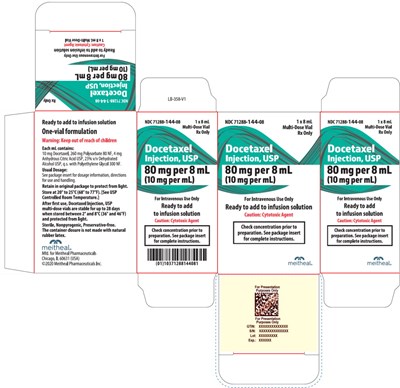 Principal Display Panel – Docetaxel Injection, Usp 8 mL Carton (Doc09 0000 15)