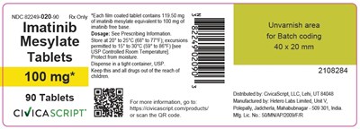 Imatinibcontainerlabel100mg90stablets (Imatinibcontainerlabel100mg90stablets)