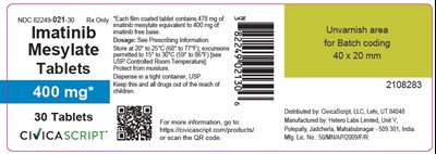 Imatinibcontainerlabel400mg30stablets (Imatinibcontainerlabel400mg30stablets)