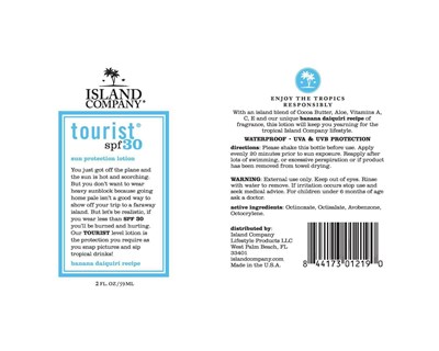 Tourist Spf30 2oz Label (2oz Art Tourist)
