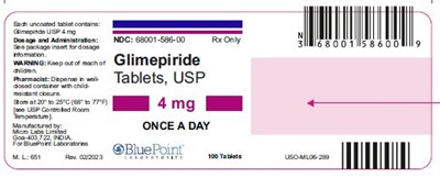 4mg Label - glimepride 4mgmicrolabel