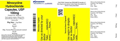 Minocycline Hydrochloride Capsules USP 100mg - A053CE43 176A 44FC 9B36 389FC8259836 00