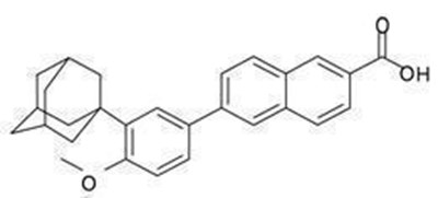 Adapalene Structure (Epiduo Figure 01)