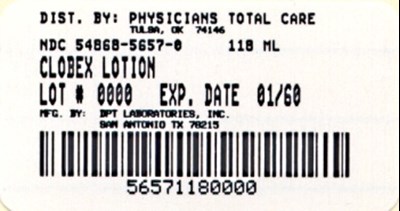 image of 118 mL package label - 5657
