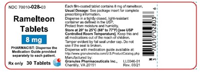 Ramelteon8mg 30ct Label Jpg