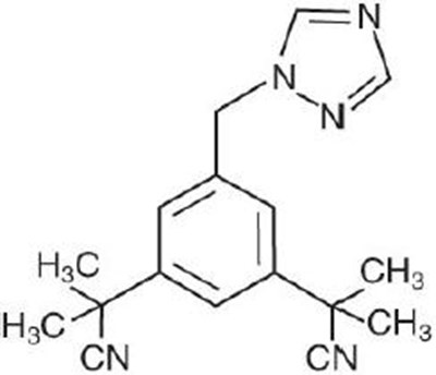 Anastrozole Structural Formula (Anastrozole Tablets Usp A078058 1)