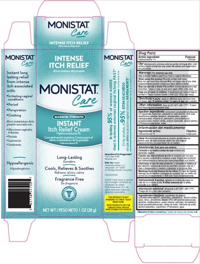 monistat-care-itch-relief-cream-01.jpg PRINCIPAL DISPLAY PANELMONISTAT® CareItch Relief CreamHydrocortisone 1%NEW WT 1 OZ (28 g) - monistat care itch relief cream 01