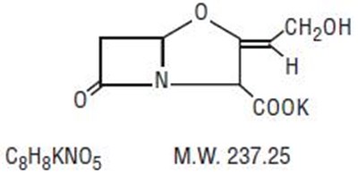 Clavulanate Potassium Chemical Structure (Amoxiclav Str2)