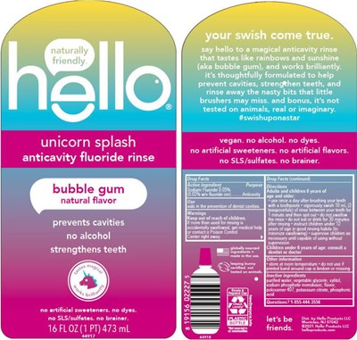 Principal Display Panel (473 mL Bottle Label)
