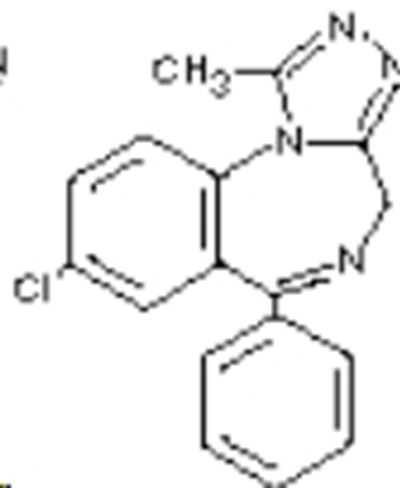 Alprazolam Chemical Structure (Alpraz Tabs 1)