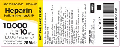 Package Label – Principal Display Panel – Heparin 10 mL Multiple Dose Tray Label (Hep0v 0000 04)