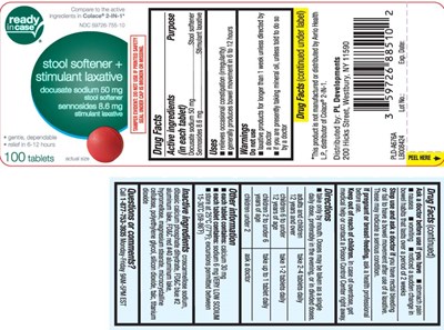 Docusate Sodium 50 mg, Sennosides 8.6 mg (Stool With Laxative 8 6 mg Red Tablets Tcb Fd 1)