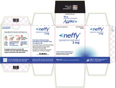 neffy-10.jpg PRINCIPAL DISPLAY PANEL - 2 mg Spray Device Blister Pack Carton - neffy 10
