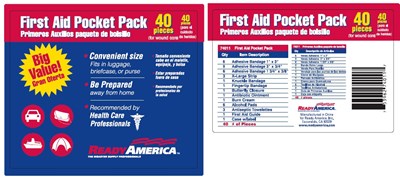 First Aid Pocket Pack 40 (Firstaid40)