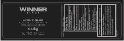 esika-01.jpg Principal Display Panel - 50 ml Bottle Label - esika 01