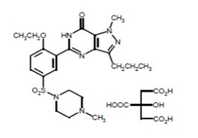 Sildenafil Citrate Is Designated Chemically As 1-[[3-(6,7-dihydro-1-methyl-7-oxo-3-propyl-1h-pyrazolo[4,3-d]pyrimidin-5-yl)-4-ethoxyphenyl]sulfonyl]-4-methylpiperazine Citrate, Has The Molecular Formu (Sildenafil Oral Film 01)