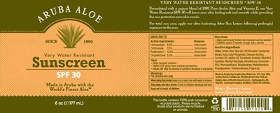 Aruba Aloe Sunscreen - arubasunscreen
