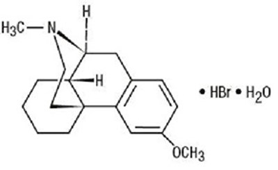 "image Description" (Dextromethorphan Hbr Structure)