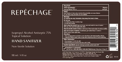 118 mL Label - HandSanitizerIsopropylAlcohol4oz