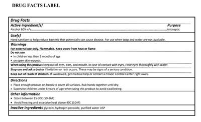Drug Facts - DrugFactsLabel
