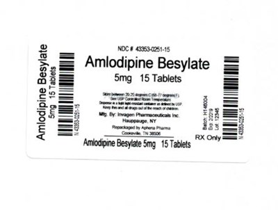 Bottle Label 5mg - 43353 0251 15