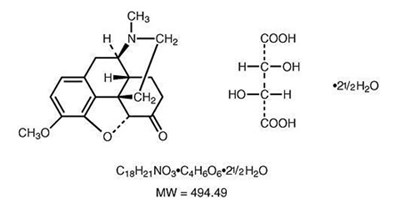hydrocodone-bitartrate-and-acetaminophen-tablets-u-1.jpg This is an image of the structural formula of Hydrocodone bitartrate. - hydrocodone bitartrate and acetaminophen tablets u 1