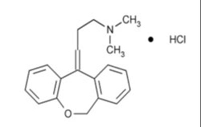 Doxepin Hydrochloride Structural Formula (Image 01)