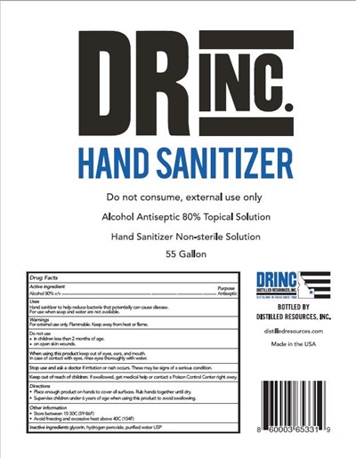 208000 mL 55 Gal Label (208000ml)