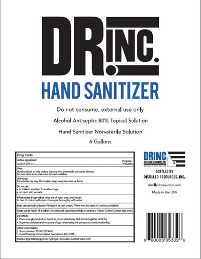 22700 mL 6 Gal Label (22700ml)