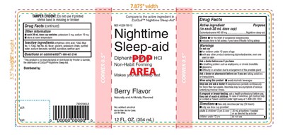 KROGER Nighttime Sleep Aid Berry Flavor 12 FL OZ - image 01