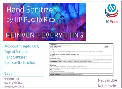 Hand Sanitizer Etoh 950 (Hs Label Etoh 80 950 mL)