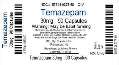 Bottle Label 30mg - 67544 373