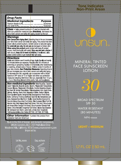 mineral-sunscreen-01.jpg PRINCIPAL DISPLAY PANEL - 50 mL Tube Label - Light Medium - mineral sunscreen 01