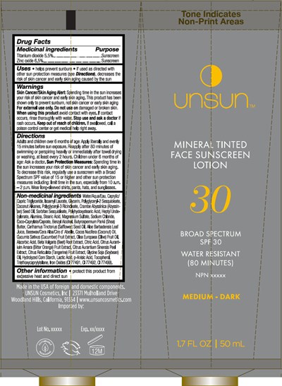 mineral-sunscreen-02.jpg PRINCIPAL DISPLAY PANEL - 50 mL Tube Label - Medium Dark - mineral sunscreen 02