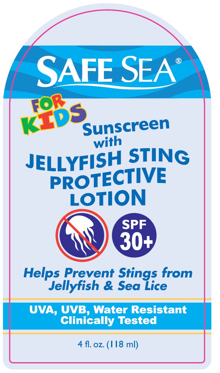 NDC 654350133 Safe Sea For Kids Sunscreen With Jellyfish Sting